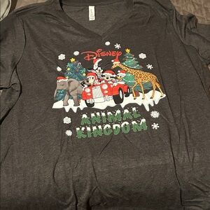 Bella Canvas Gray Disney Animal Kingdom Tee